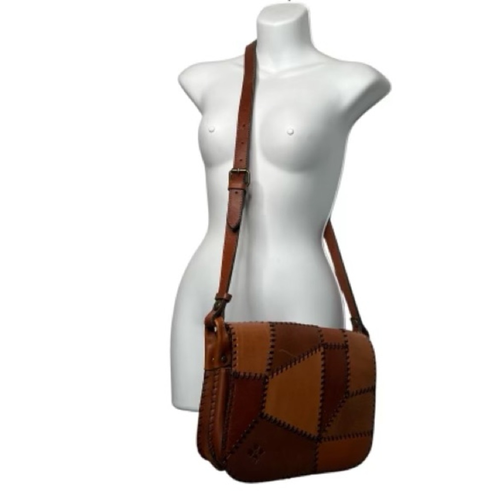 Patricia Nash Positiano Patchwork Leather Crossbody Bag